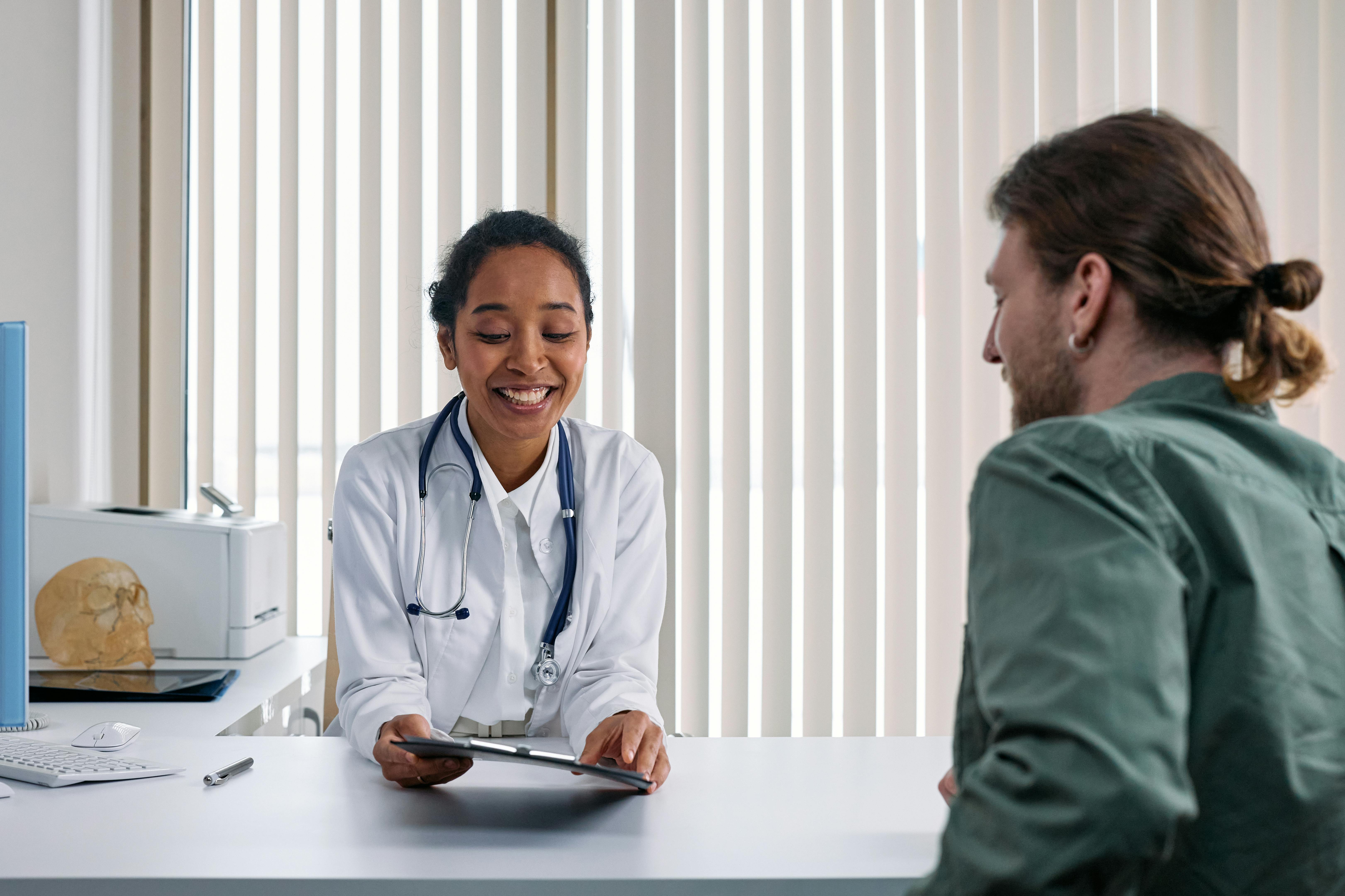A carer attending their own doctors appointment
