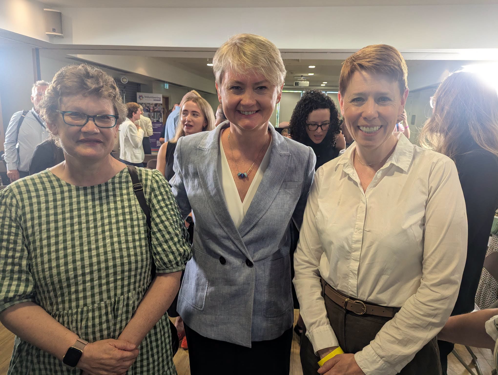  Carers Trust Management and Yvette Cooper Secretary of State for Health and Social Care of the United Kingdom - Photo by Carers Trust